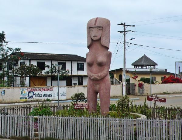 Estatua Venus de Valdivia Santa Elena